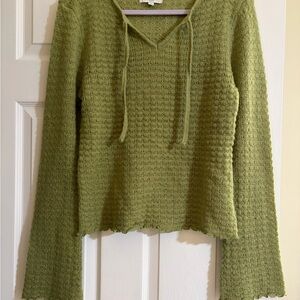 Your Favorite by PacSun Lime Green Knit Sweater